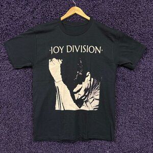 Joy Division Ian Curtis Performing New Wave Band T-Shirt L